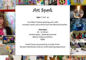Every Saturday: Art Spark -Â Creative Painting and Crafts