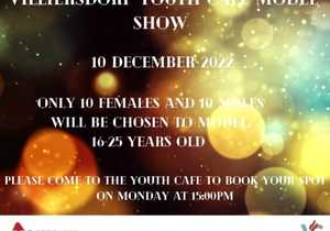 10 December 2022: Youth CafÃ© Villiersdorp Model Show