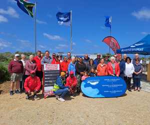 Opening of Blue Flag Beach - Castle Beach in Pearly Beach