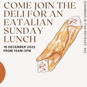 18 December 2022: Italian Sunday Lunch