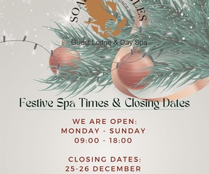 Festive Spa Times and Closing Dates