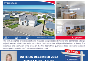 Show House in StruisbaaiÂ 26 December 2022 (R7,395,000)