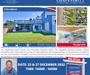 Show House in StruisbaaiÂ 23 + 27 December 2022 (R4,950,000)