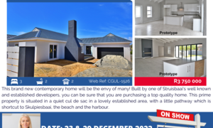 Show House in StruisbaaiÂ 23 + 29Â December 2022 (R3,750,000)