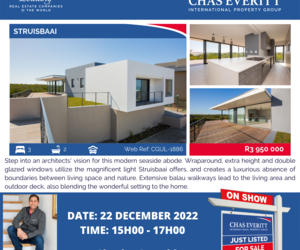 Show House in StruisbaaiÂ 22 December 2022 (R3,950,000)